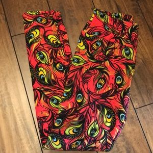 Neon peacock lularoe legging